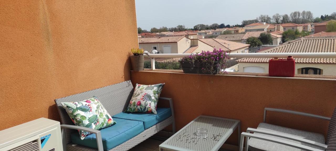 Appartement Avec Grande Terrasse A 15 Mn De La Mer Saint-Estève 外观 照片